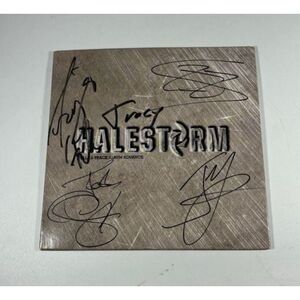 HALESTORM Signed Autographed by Full‎ Band Advanced Promo CD Rare